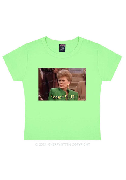 Gasp Slxt Y2K Baby Tee Cherrykitten