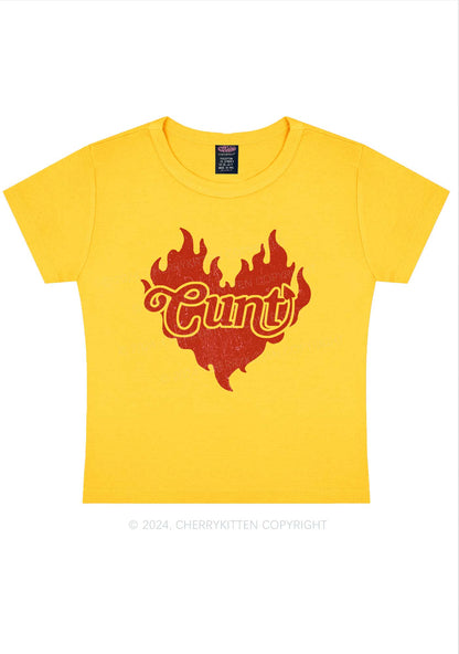 Cxxt Devil Y2K Valentine's Day Baby Tee Cherrykitten