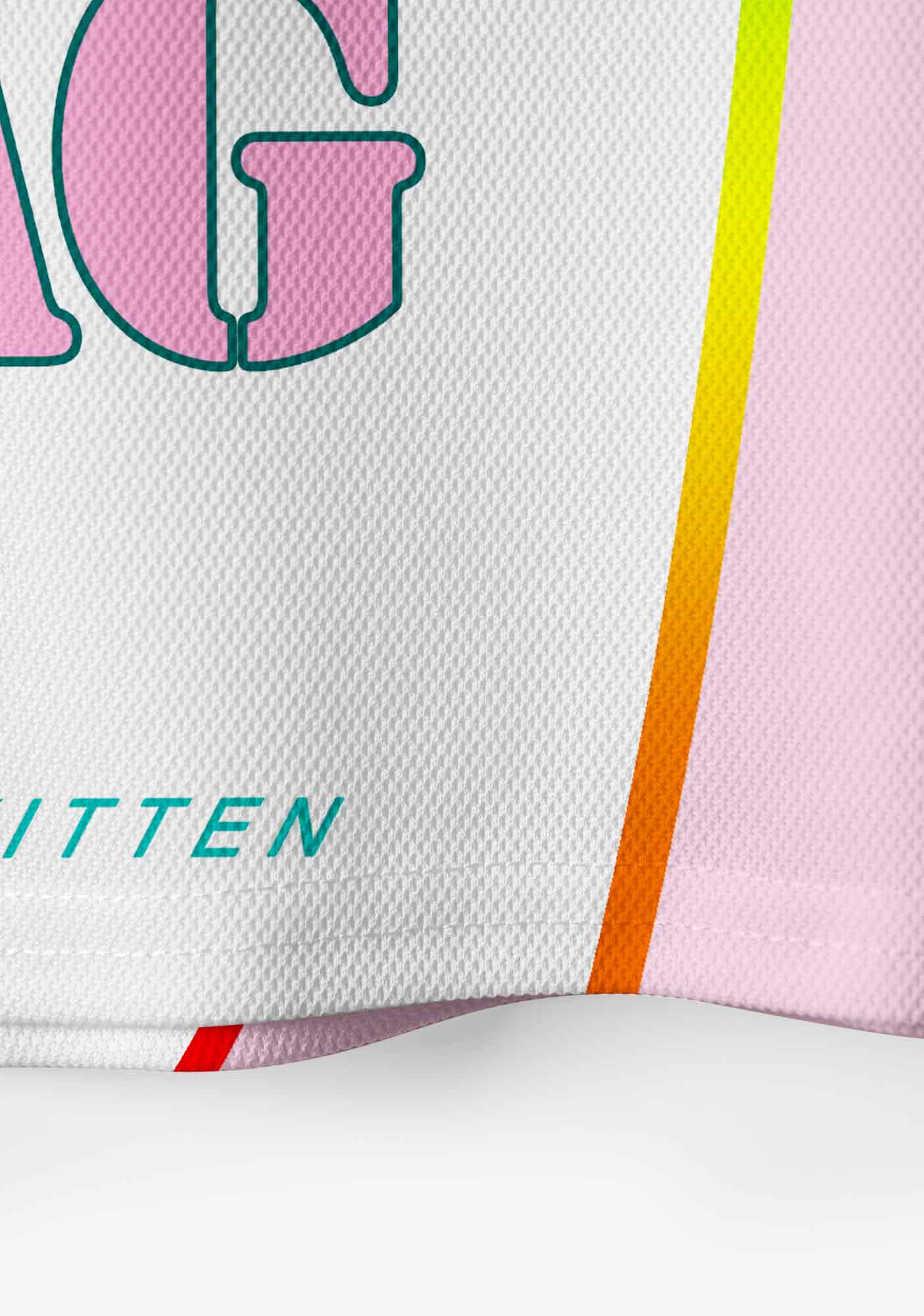 Rainbow Stripe Gods Favorite Fag Pride Y2K Crop Sport Jersey Shirts Cherrykitten