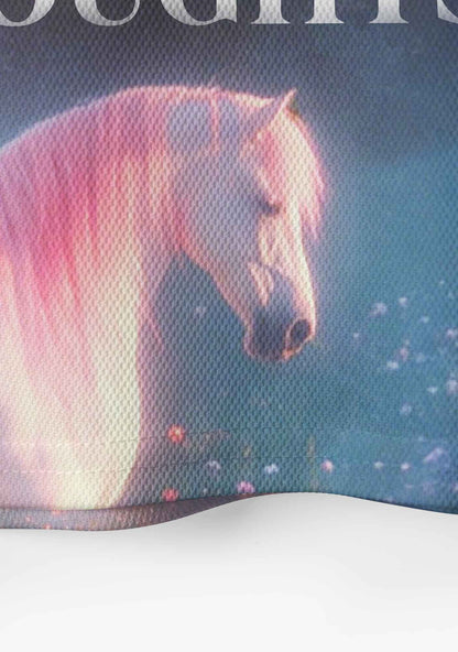 Pink Hair Horse Suffer From Gay Thoughts Pride Y2K Crop Sport Jersey Shirts Cherrykitten