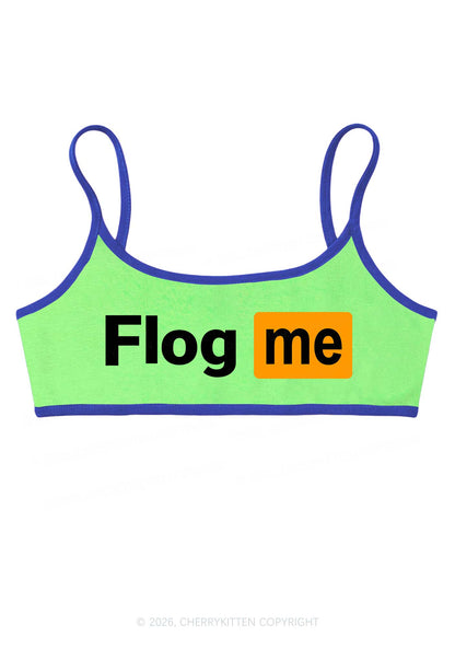 Flog Me Y2K Super Crop Cami Cherrykitten