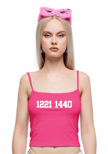 Retro Number HR Y2K Spaghetti Strap Cami Cherrykitten