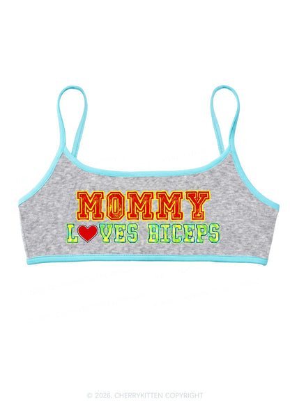 Mommy Loves Biceps Y2K Super Crop Cami Cherrykitten