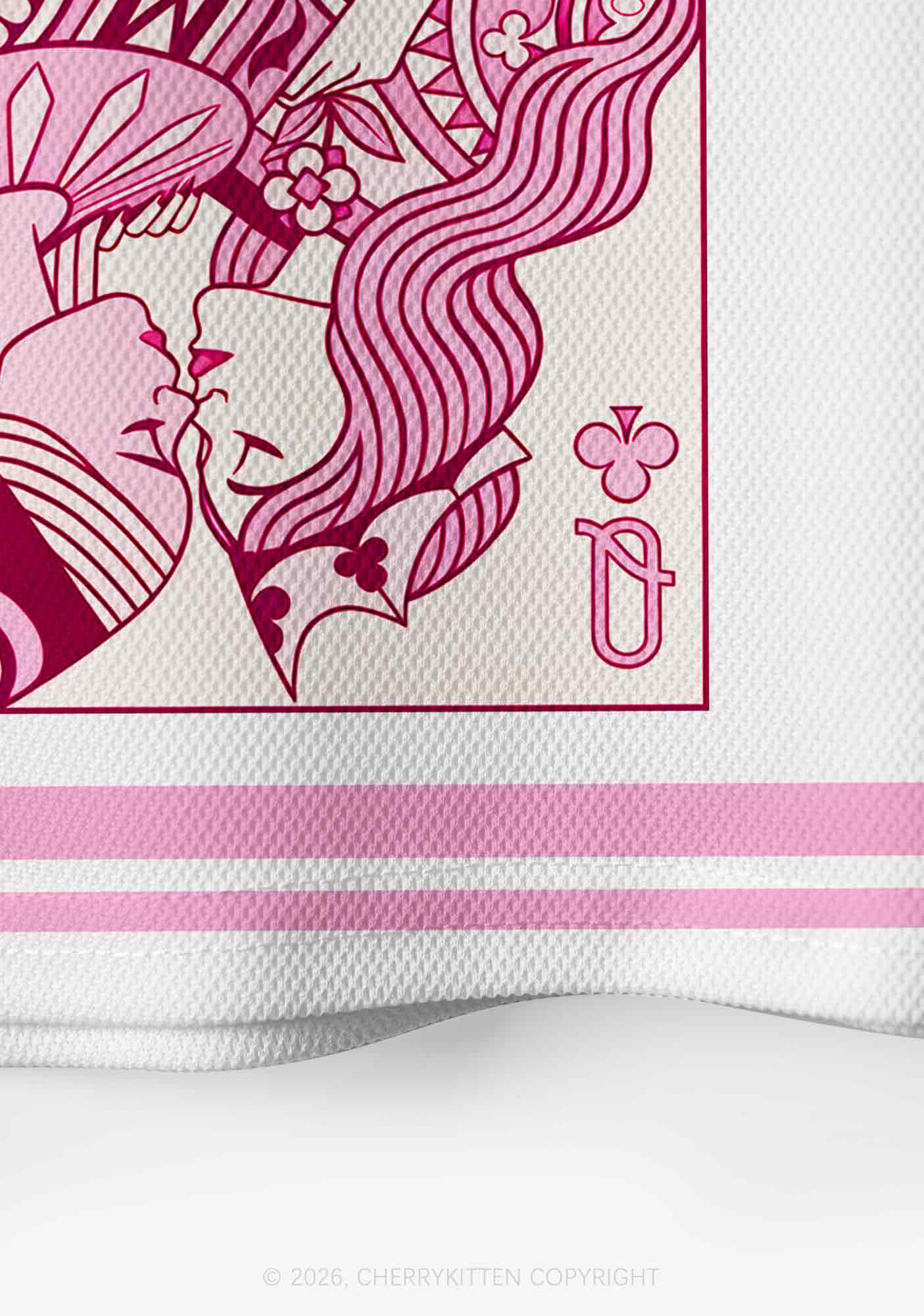 Lesbian Queen Pride Y2K Crop Sport Jersey Shirts Cherrykitten