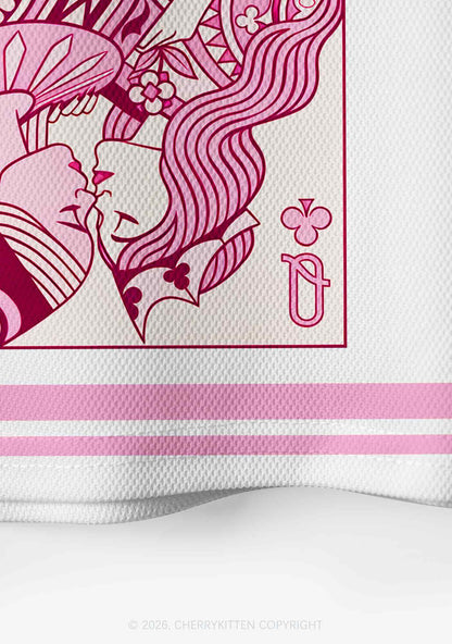 Lesbian Queen Pride Y2K Crop Sport Jersey Shirts Cherrykitten