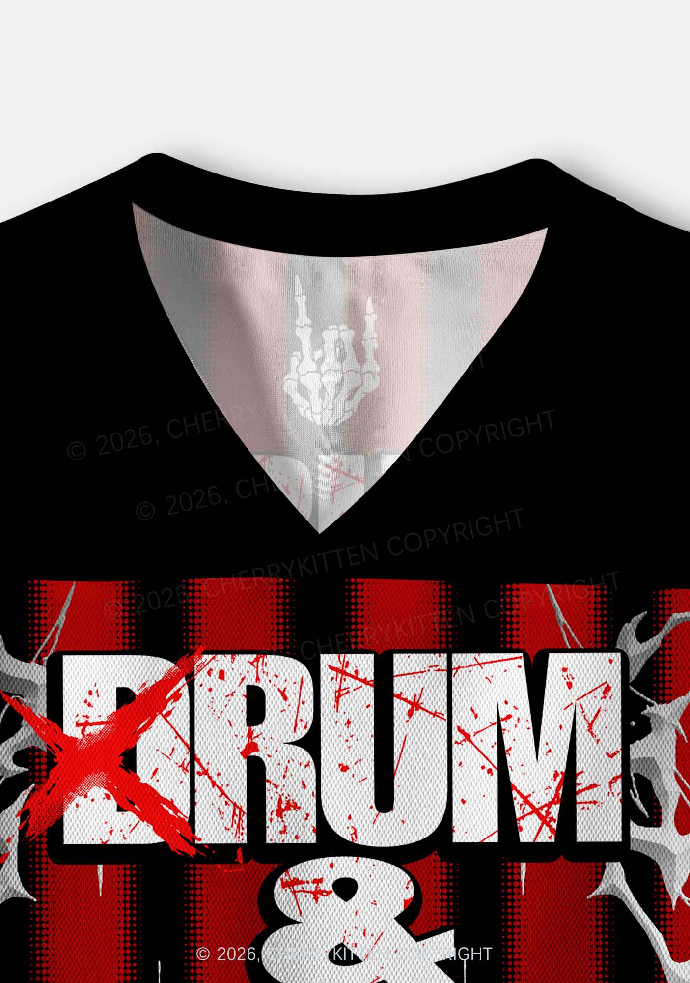 Drum And Bass Y2K Crop Sport Jersey Shirts Cherrykitten