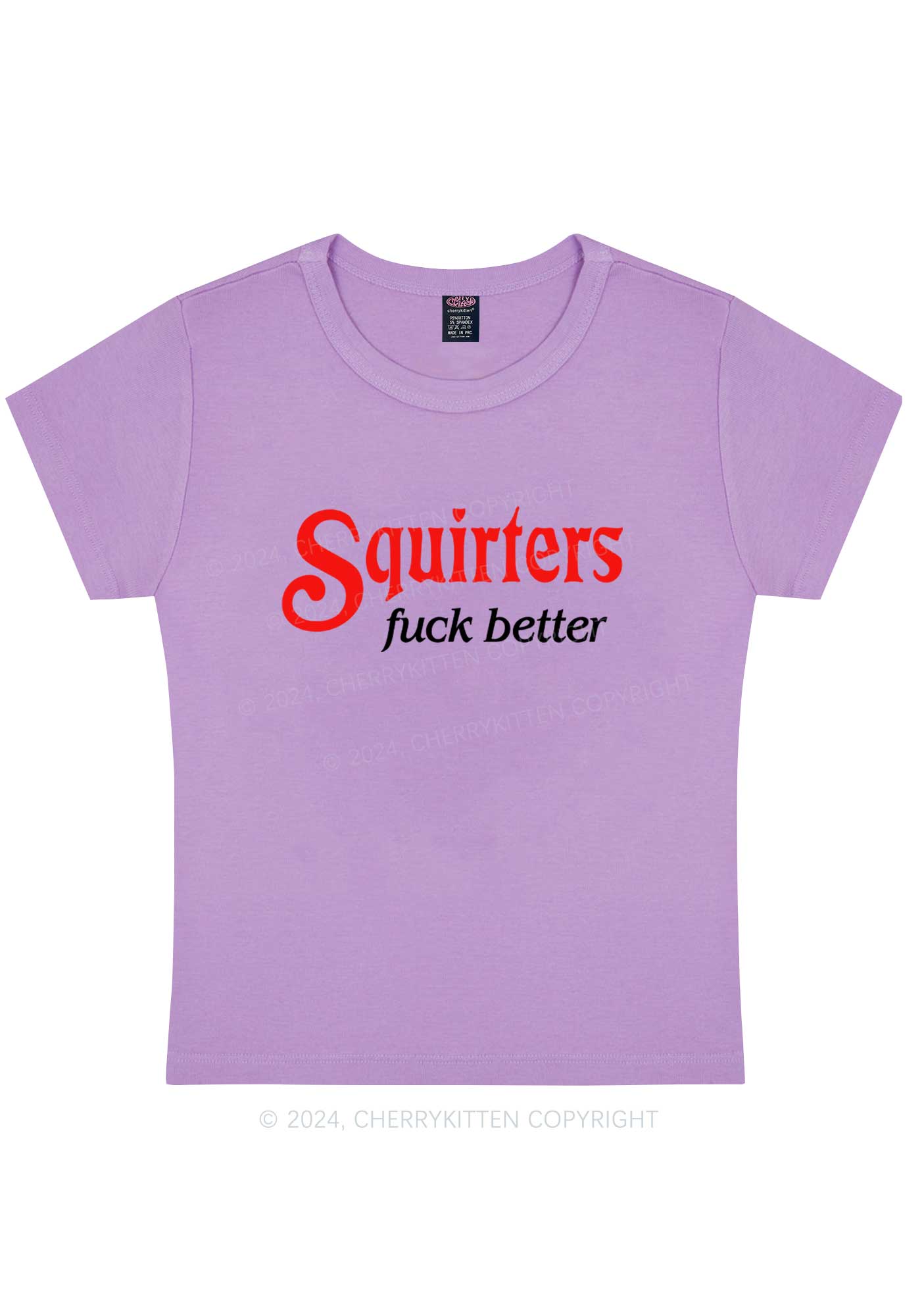 Squirters Fxxk Better Y2K Baby Tee Cherrykitten