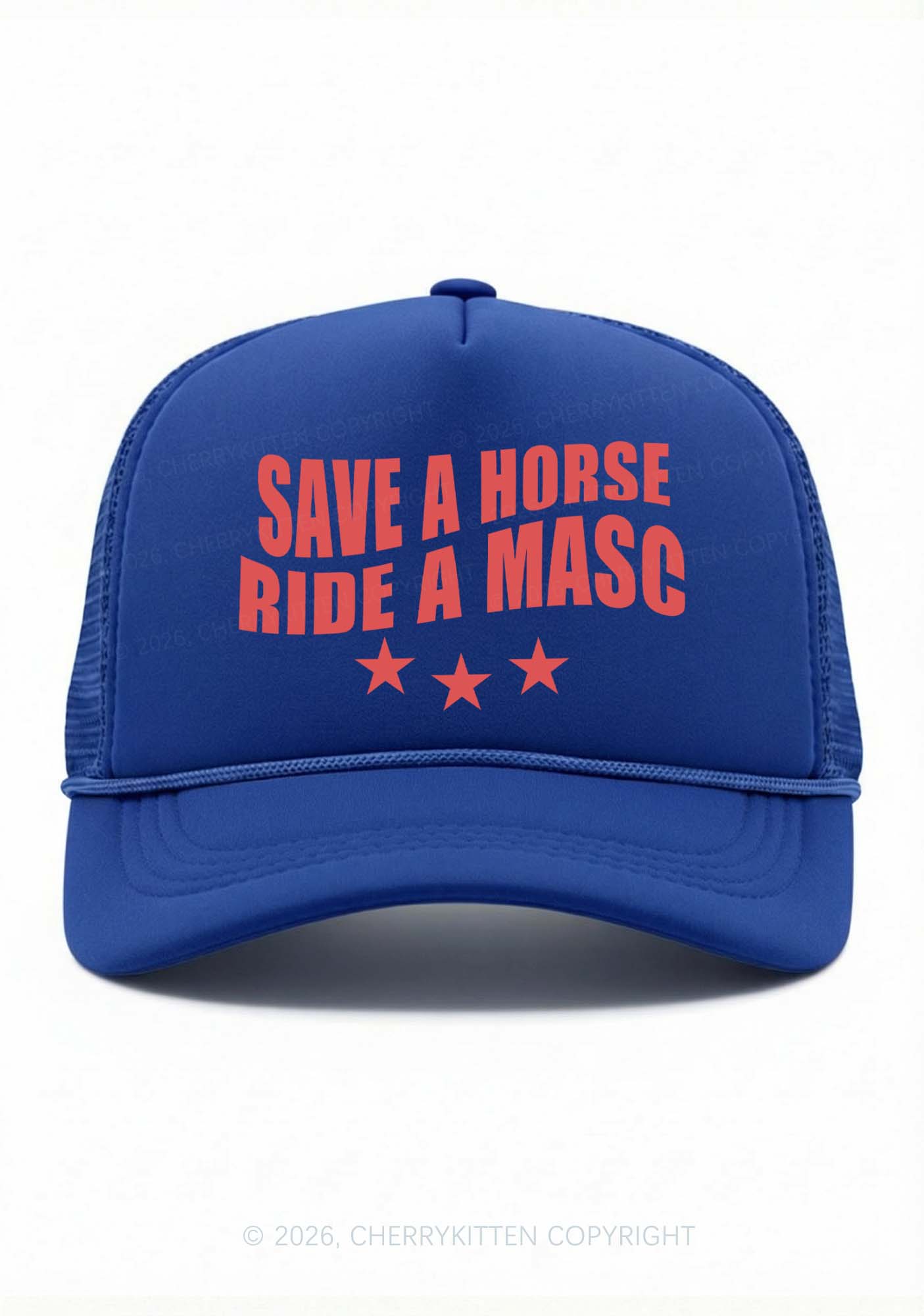 Ride A Masc Pride Y2K Trucker Hat Cherrykitten