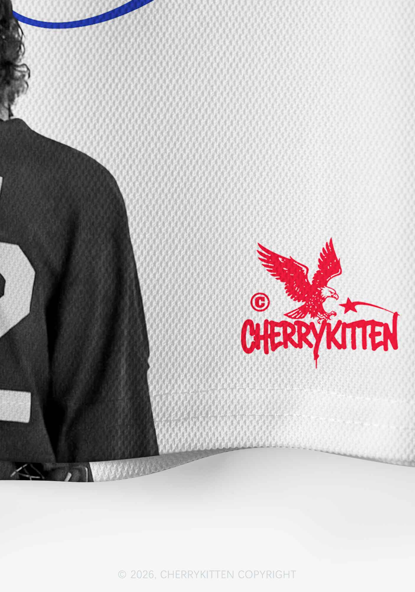 Legend Silhouette JL Y2K Crop Sport Jersey Shirts Cherrykitten