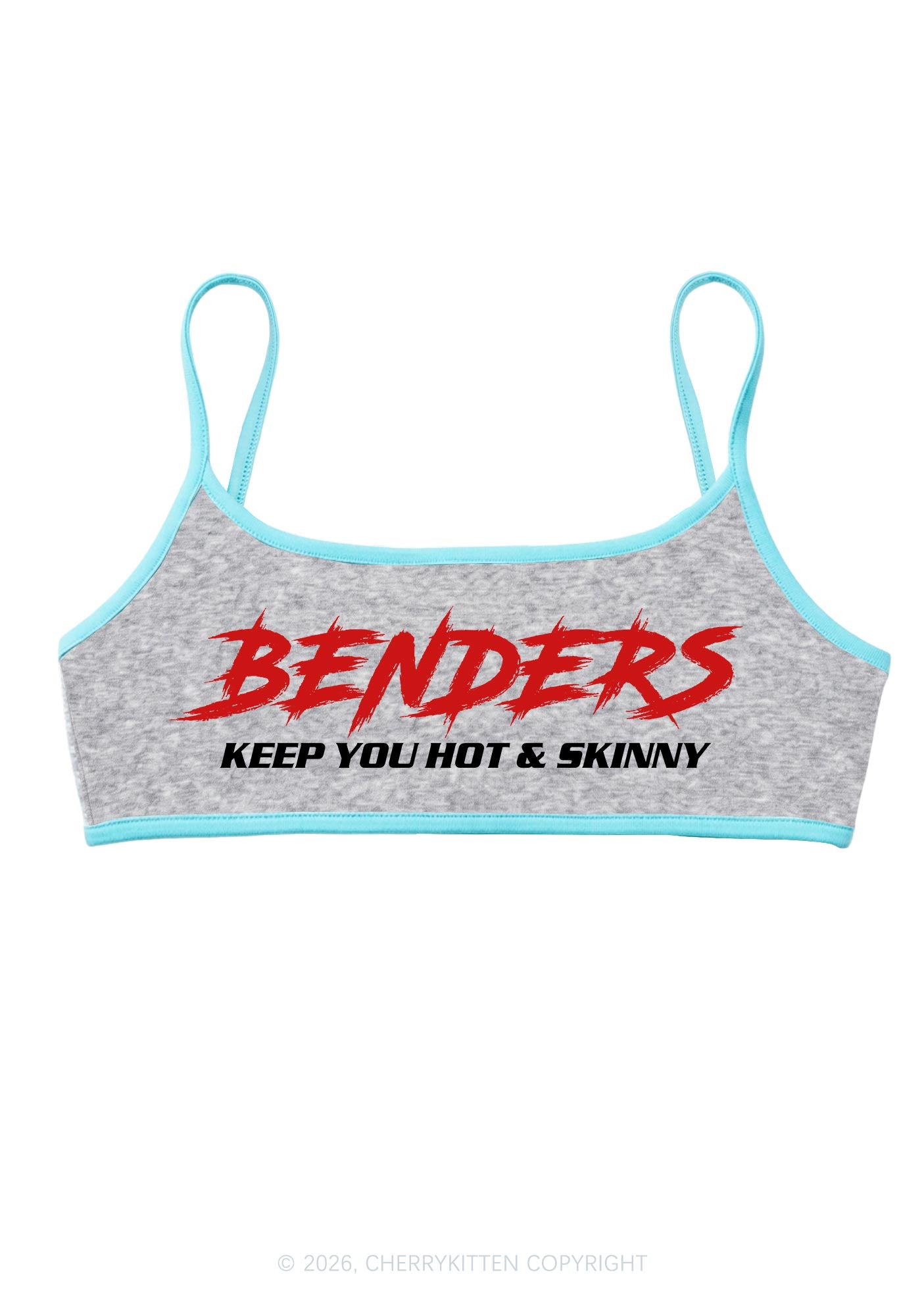 Benders Keep You Hot Y2K Super Crop Cami Cherrykitten