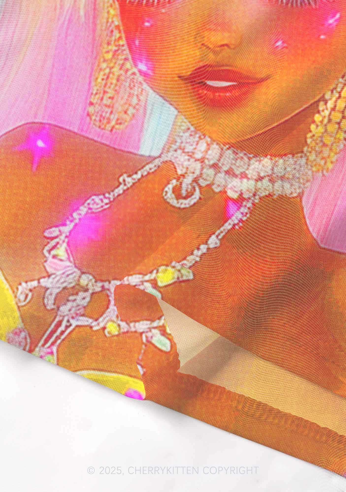 Flower Princess Y2K Mesh Cami Tank Cherrykitten