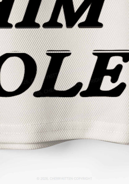 Off White He Him Hole Pride Y2K Crop Sport Jersey Shirts Cherrykitten