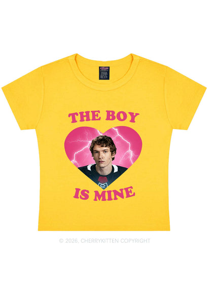 The Boy Is Mine CS Y2K Baby Tee Cherrykitten