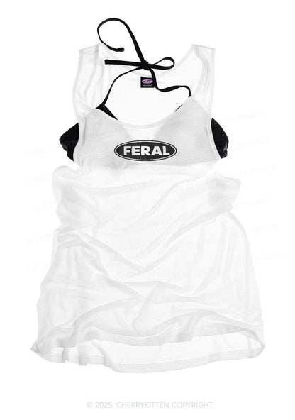 Feral Y2K Sheer Boyfriend Tank Cherrykitten