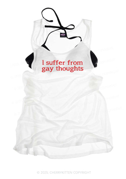 Suffer From Gay Thoughts Pride Y2K Sheer Boyfriend Tank Cherrykitten