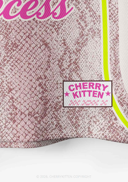 Masc Princess Snakeskin Texture Pride Y2K Crop Sport Jersey Shirts Cherrykitten