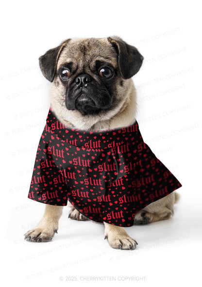 Black Slxt Y2K Pet Shirts Cherrykitten