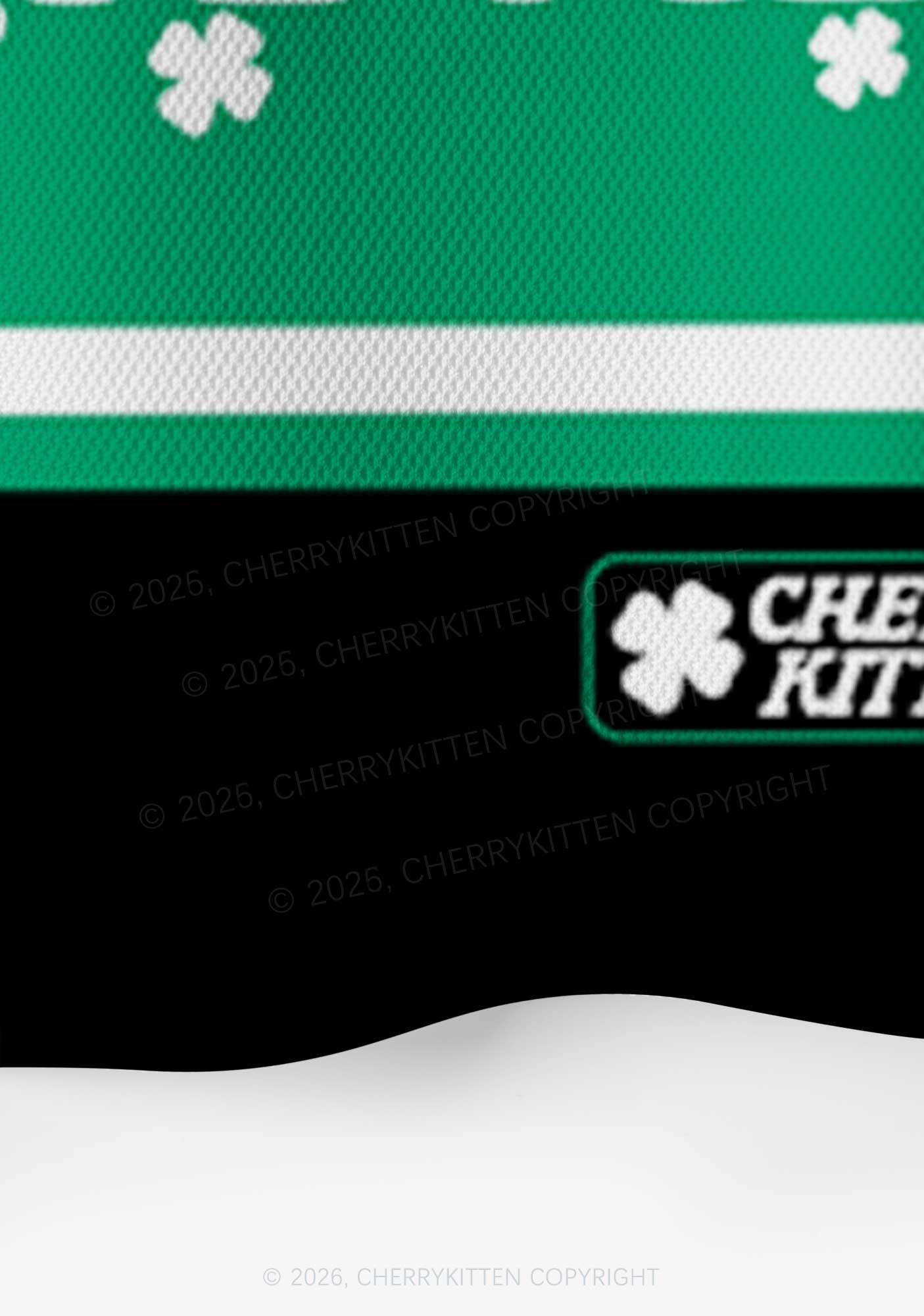 Custom The Irish Love Me St Patricks Y2K Crop Sport Jersey Shirts Cherrykitten
