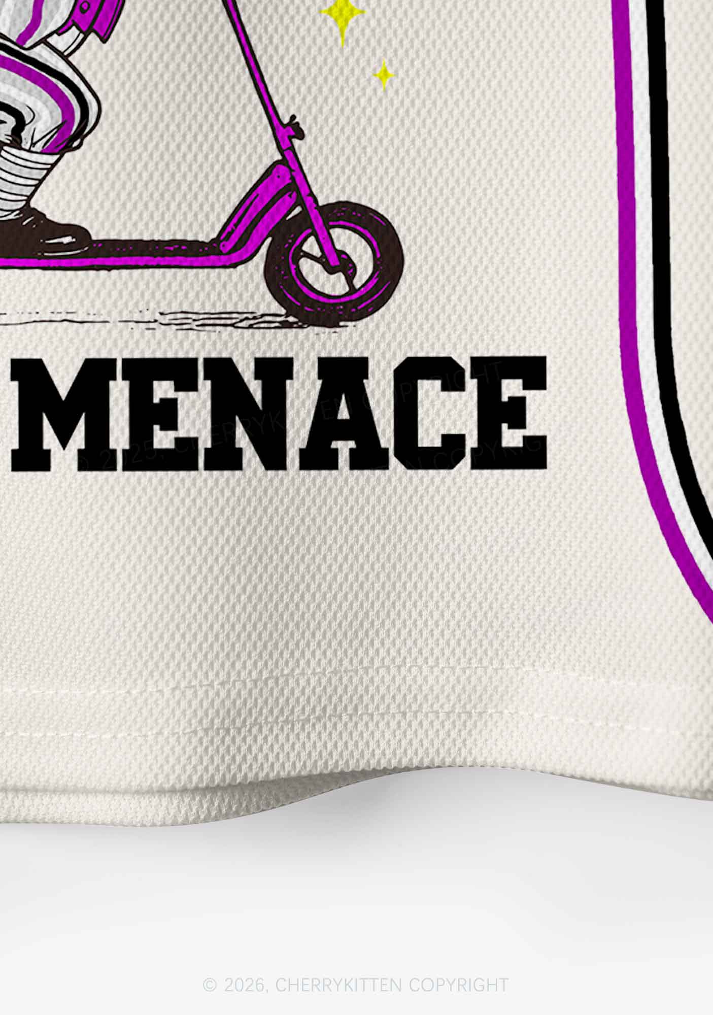 Off To Put The Ace In Menace Pride Y2K Crop Sport Jersey Shirts Cherrykitten