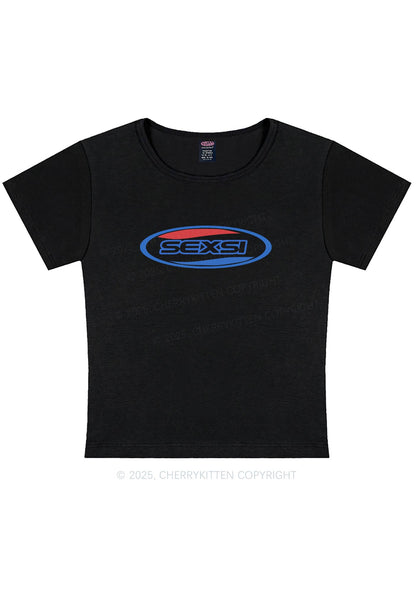 Sexsi Slogan Y2K Baby Tee Cherrykitten