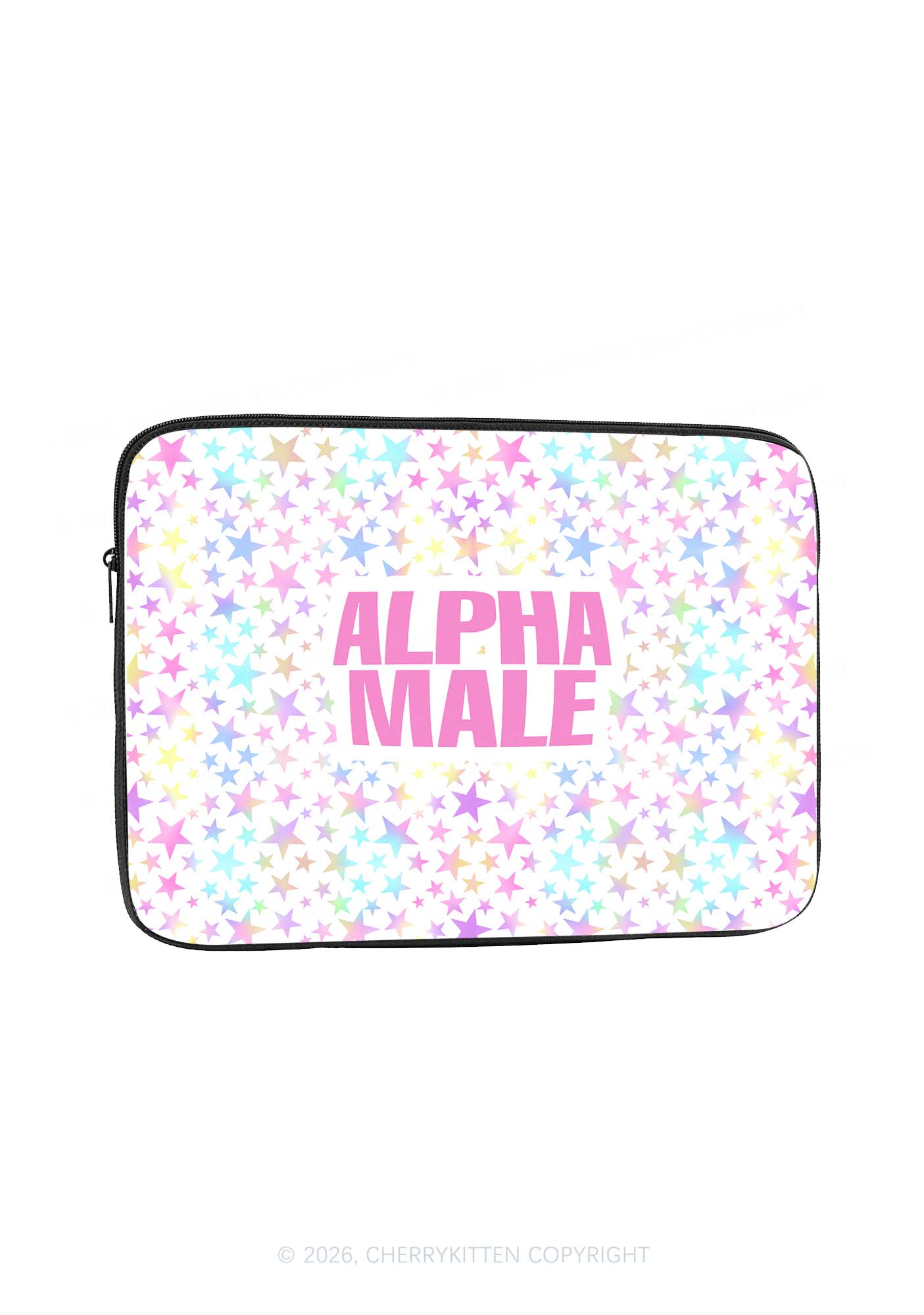 Pastel Star Alpha Male Y2K Laptop Sleeve Cherrykitten