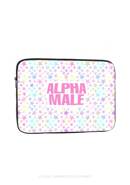 Pastel Star Alpha Male Y2K Laptop Sleeve Cherrykitten