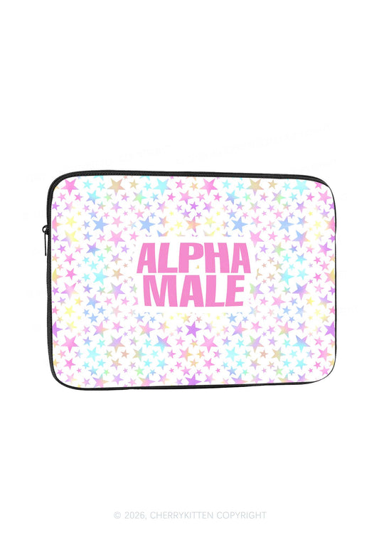 Pastel Star Alpha Male Y2K Laptop Sleeve Cherrykitten