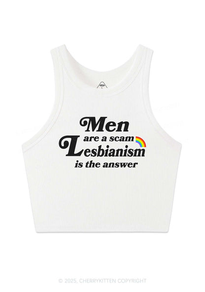 Men Lesbianism Y2K Crop Tank Top Cherrykitten