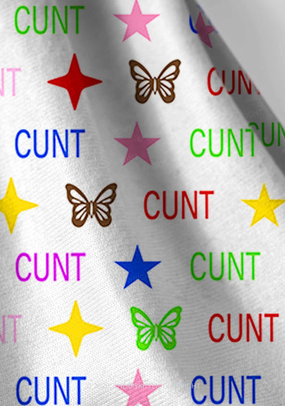 Colorful Cxxt Y2K Print Headband Cherrykitten