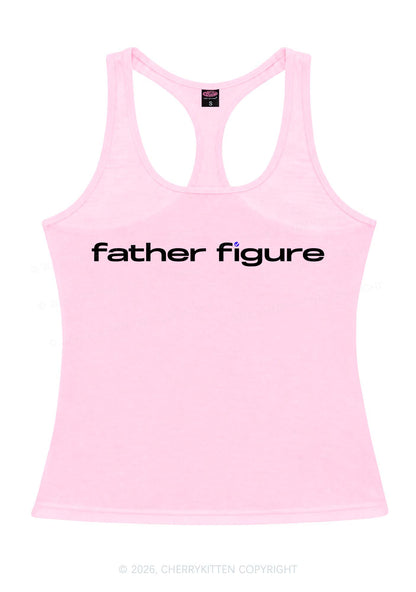 Father Figure Y2K Women Racerback Tank Top Cherrykitten