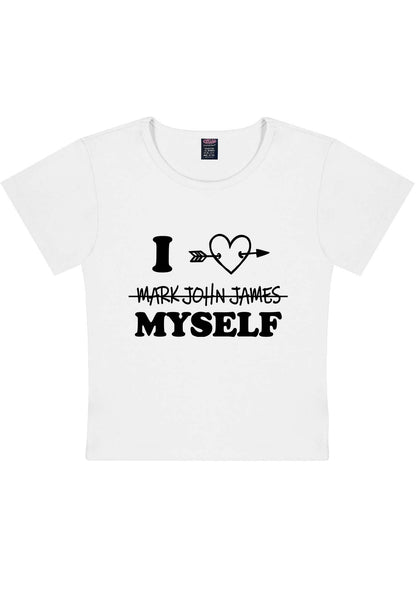 Curvy I Love Myself Y2K Baby Tee Cherrykitten