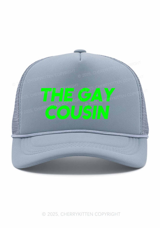 The Gay Cousin Pride Y2K Trucker Hat Cherrykitten