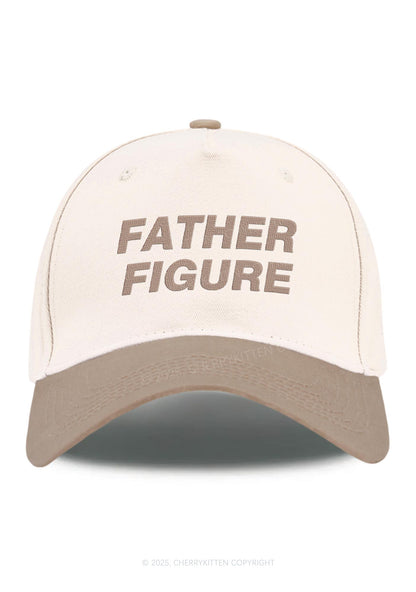 Embroidered Father Figure Y2K Color Block Baseball Cap Cherrykitten