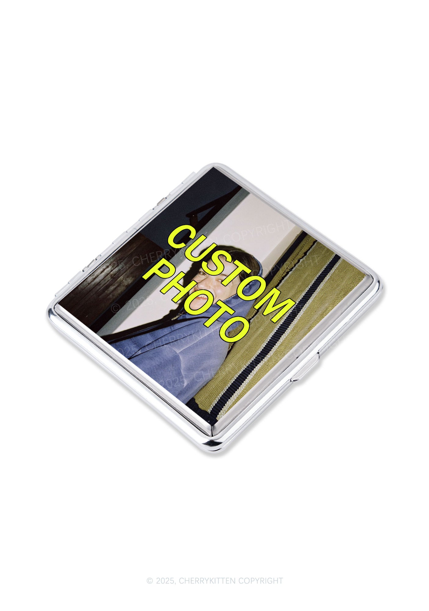 Custom Photo Y2K Cigarette Case Cherrykitten