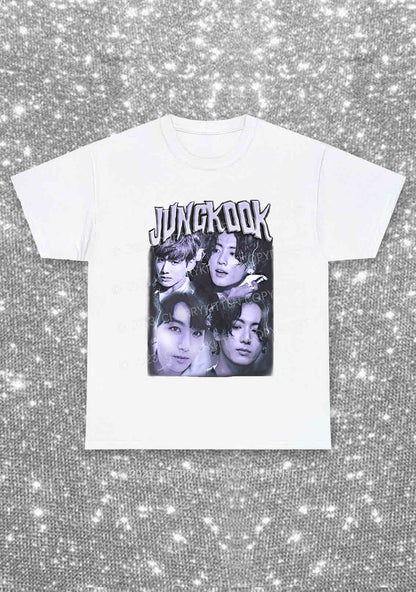 Jungkook Kpop Y2K Chunky Shirt Cherrykitten
