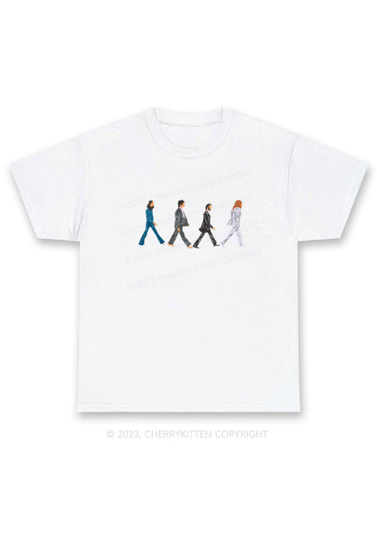 Walking Men Y2K Chunky Shirt Cherrykitten