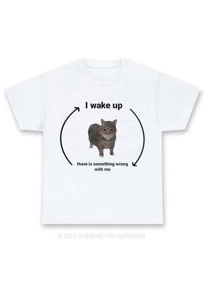 There Is Something Wrong With Me Y2K Chunky Shirt Cherrykitten