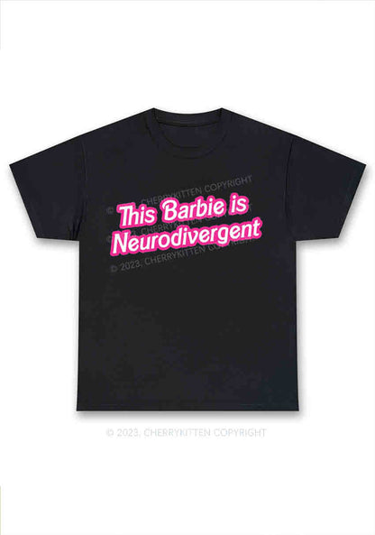 This Is Neurodivergent Y2K Chunky Shirt Cherrykitten