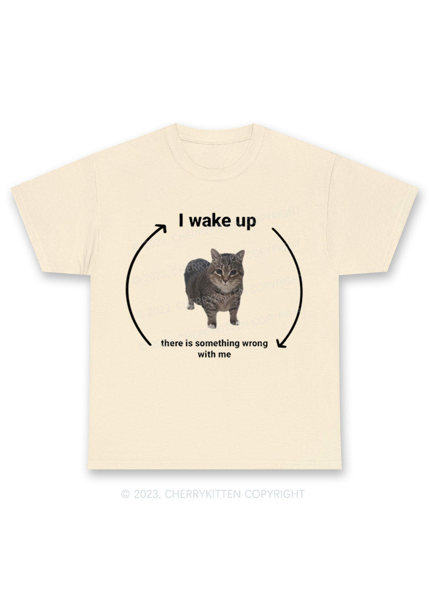There Is Something Wrong With Me Y2K Chunky Shirt Cherrykitten