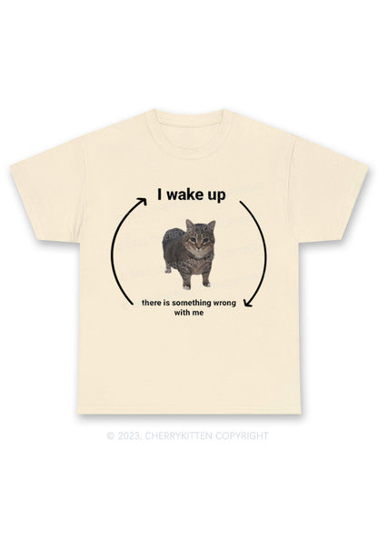 There Is Something Wrong With Me Y2K Chunky Shirt Cherrykitten