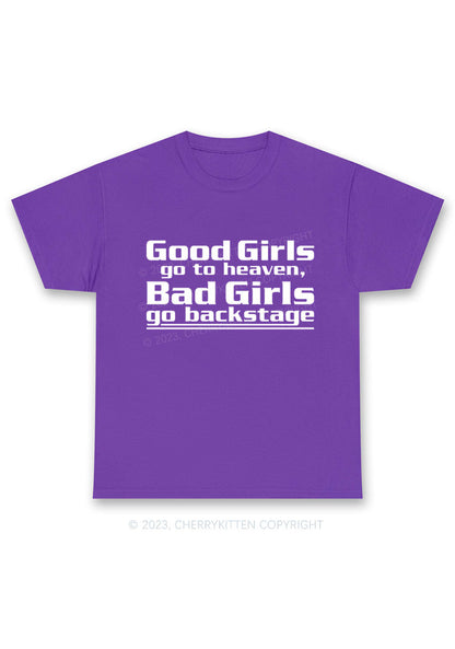Bad Girls Go Backstage Y2K Chunky Shirt Cherrykitten