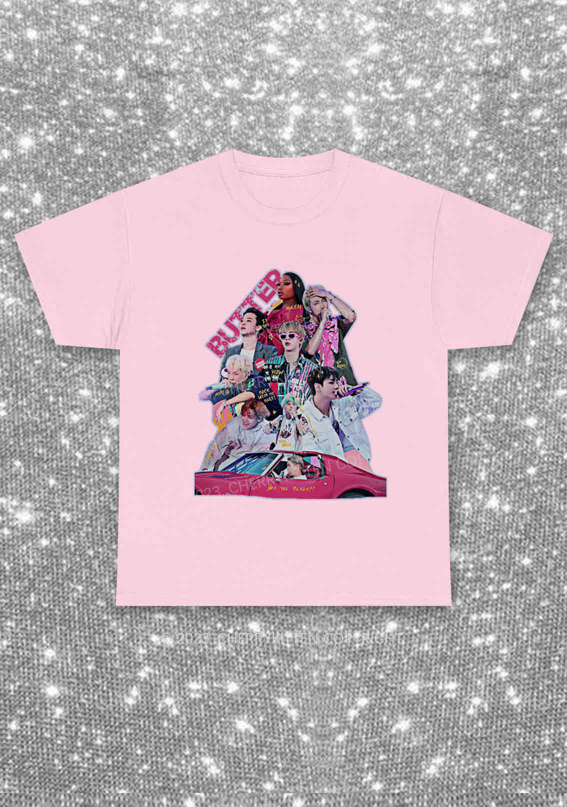 Butter Bangtan Are You Ready Y2K Chunky Shirt Cherrykitten