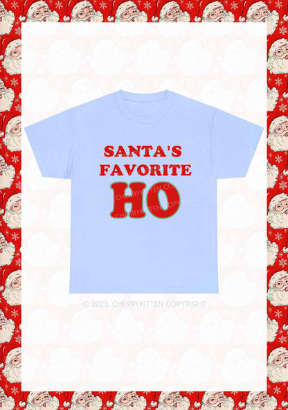 Santa's Favorite Christmas Y2K Chunky Shirt Cherrykitten