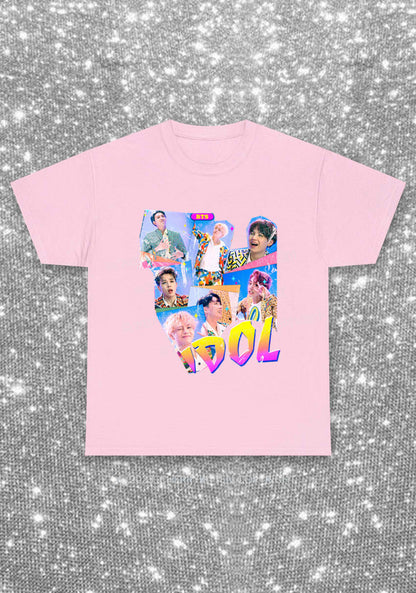 Bangtan Idol Kpop Y2K Chunky Shirt Cherrykitten