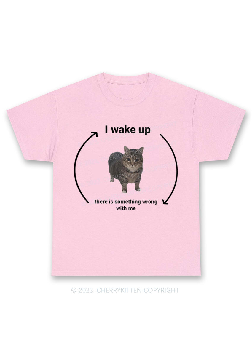 There Is Something Wrong With Me Y2K Chunky Shirt Cherrykitten