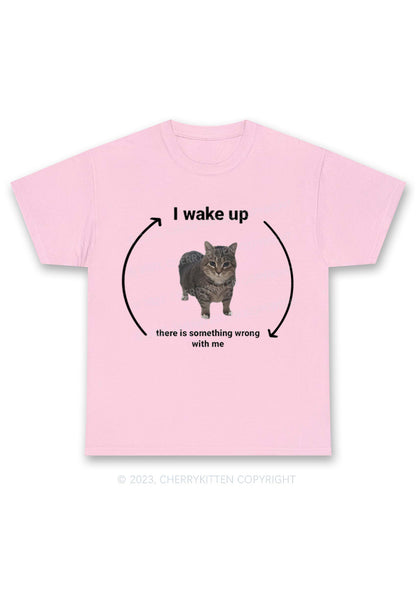 There Is Something Wrong With Me Y2K Chunky Shirt Cherrykitten