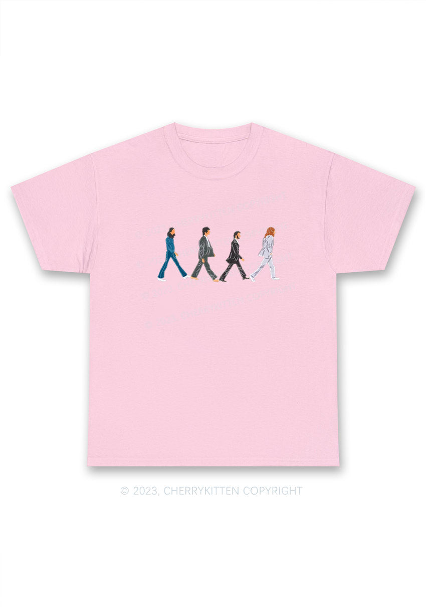Walking Men Y2K Chunky Shirt Cherrykitten