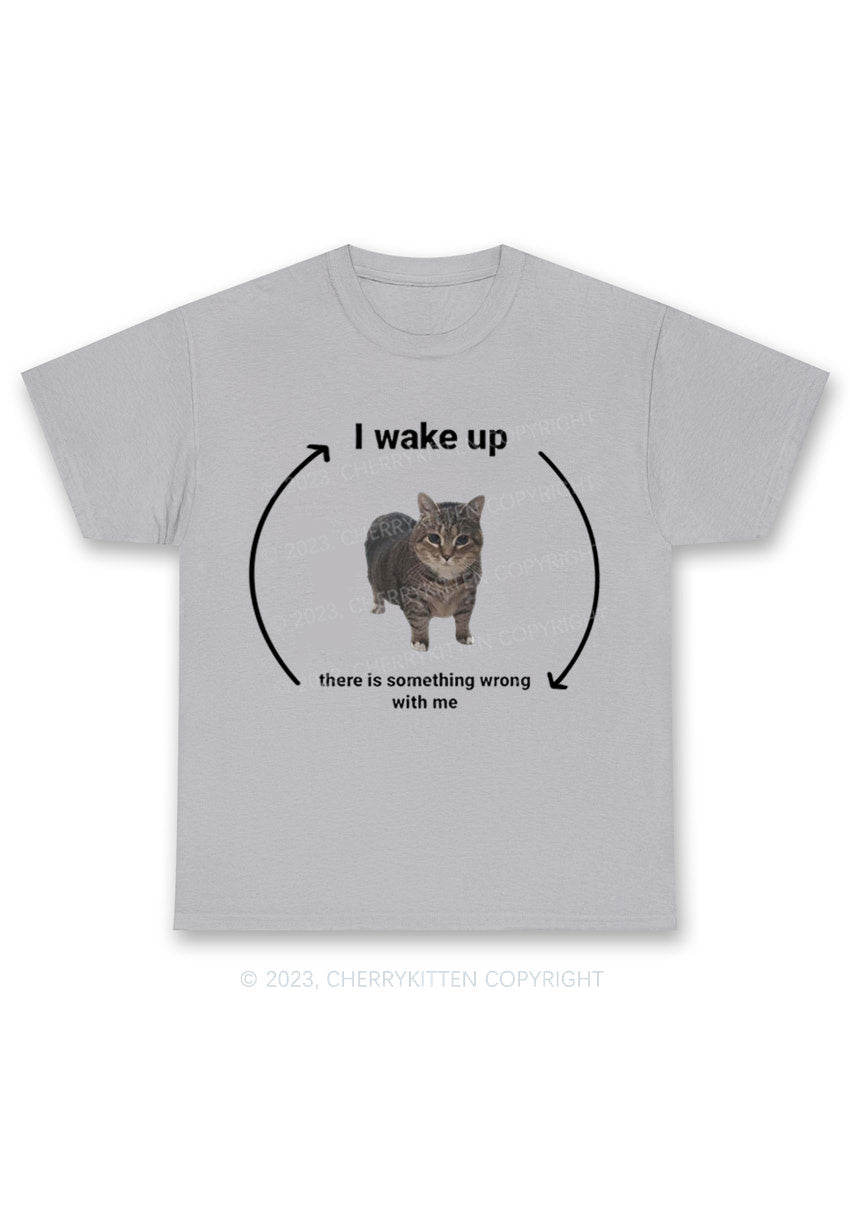 There Is Something Wrong With Me Y2K Chunky Shirt Cherrykitten