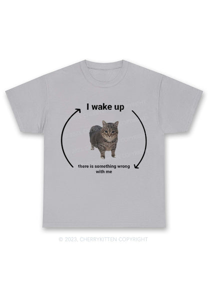 There Is Something Wrong With Me Y2K Chunky Shirt Cherrykitten