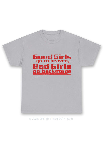 Bad Girls Go Backstage Y2K Chunky Shirt Cherrykitten